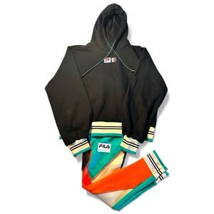 Fila x Roksanda Hoodie & Leggings Set Multicolor Women's Activewear Rare Collab